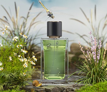 Kom til et stykke vanedannende grønne blade